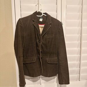 J crew brown corduroy blazer Great quality